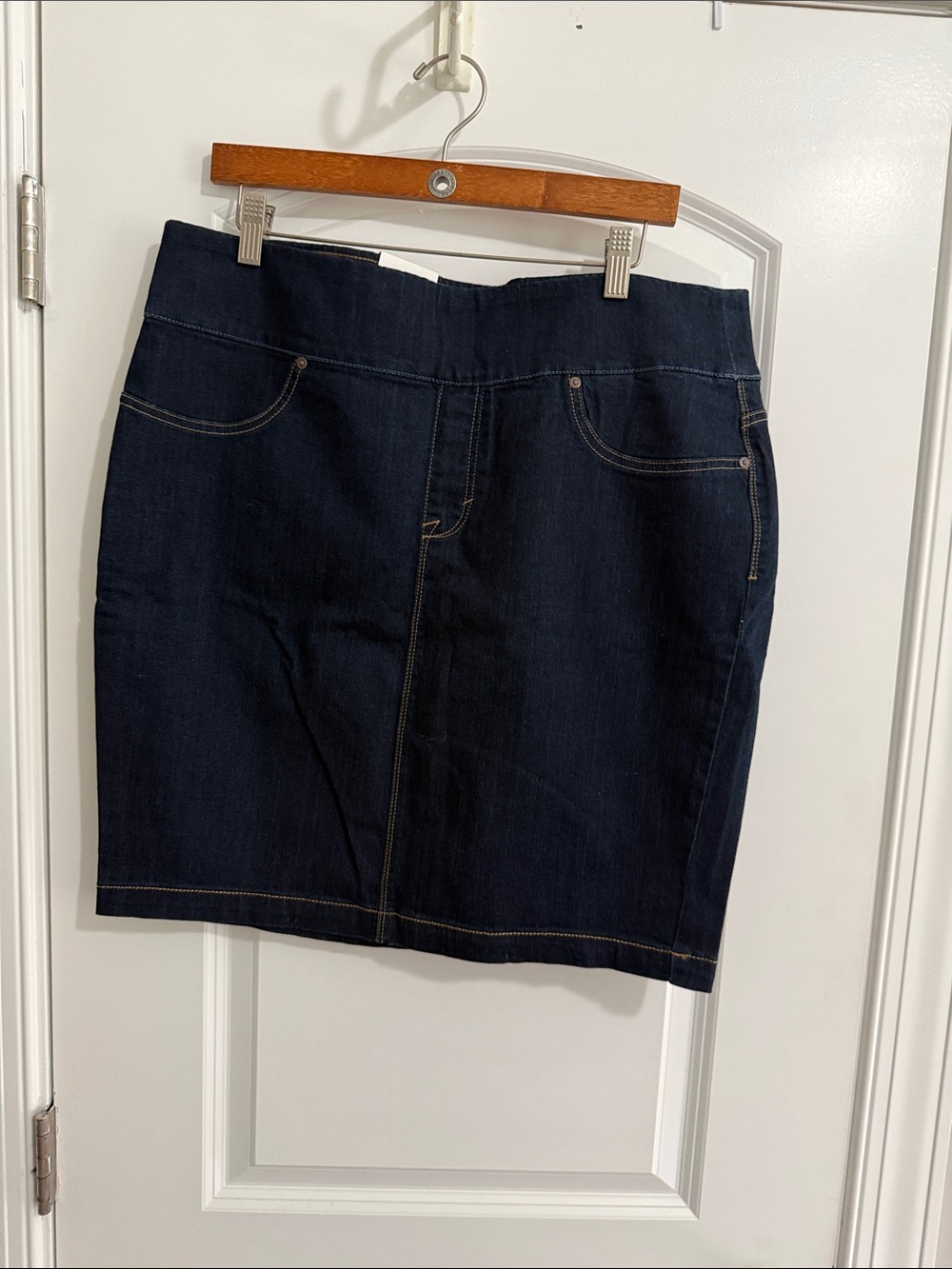 Style & Co. Dark Blue Denim Mini Skirt